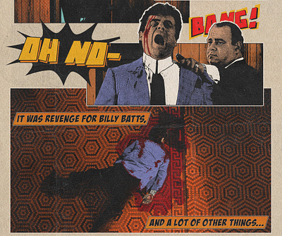 GOODFELLAS MOVIE SCENE AS COMIC PANEL comic goodfellas graphic design movie poster