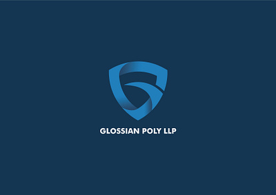 Logo Design for Glossian Poly lamination shields branding graphic design logo shield