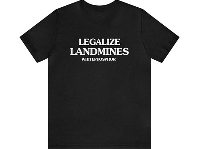 Legalize Landmines Shirt animation branding design graphic design illustration legalize landmines shirt