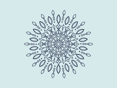 Floral Mandala design floral graphic design illustration kaleidoscope mandala pattern symbol vector
