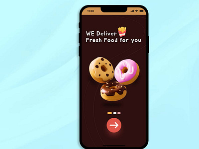 UI Design "Food Delivery Mobile App clean dashboard e commerce foodapp foodappdesign foodmobileapp fooduiapp headerdesign home iphone landingpage minimal mobile app mobileui product splashscreen trending uiux website