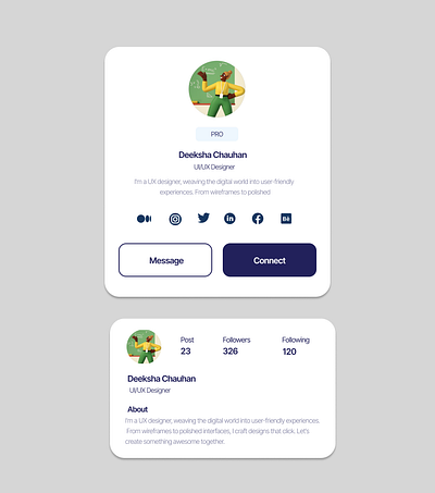 #045 Daily UI Challenge info card figma graphic design mobiledesign screen ui uidesign uxdesign webdesign