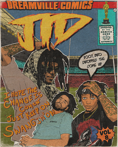JID COMIC POSTER comic graphic design hiphop illustration jid poster
