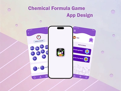 Mad Scientist Game App Design appdesign applicationdesign applicationui appui appuidesign appuiux appux chemicalformula chemicalformulagame chemicalgame formulaui gamedesign gameui gameuiux gameux newgameui trendinggameui ui uidesign uxdesign