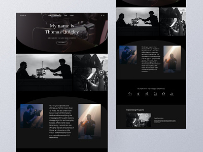 Latitude - A Template for Videographer personal website portfolio website portfolio