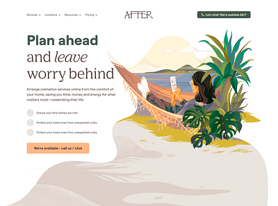 The illustration for the wonderful After project branding character download freebies graphic design header illustration nature noise plants team ui web