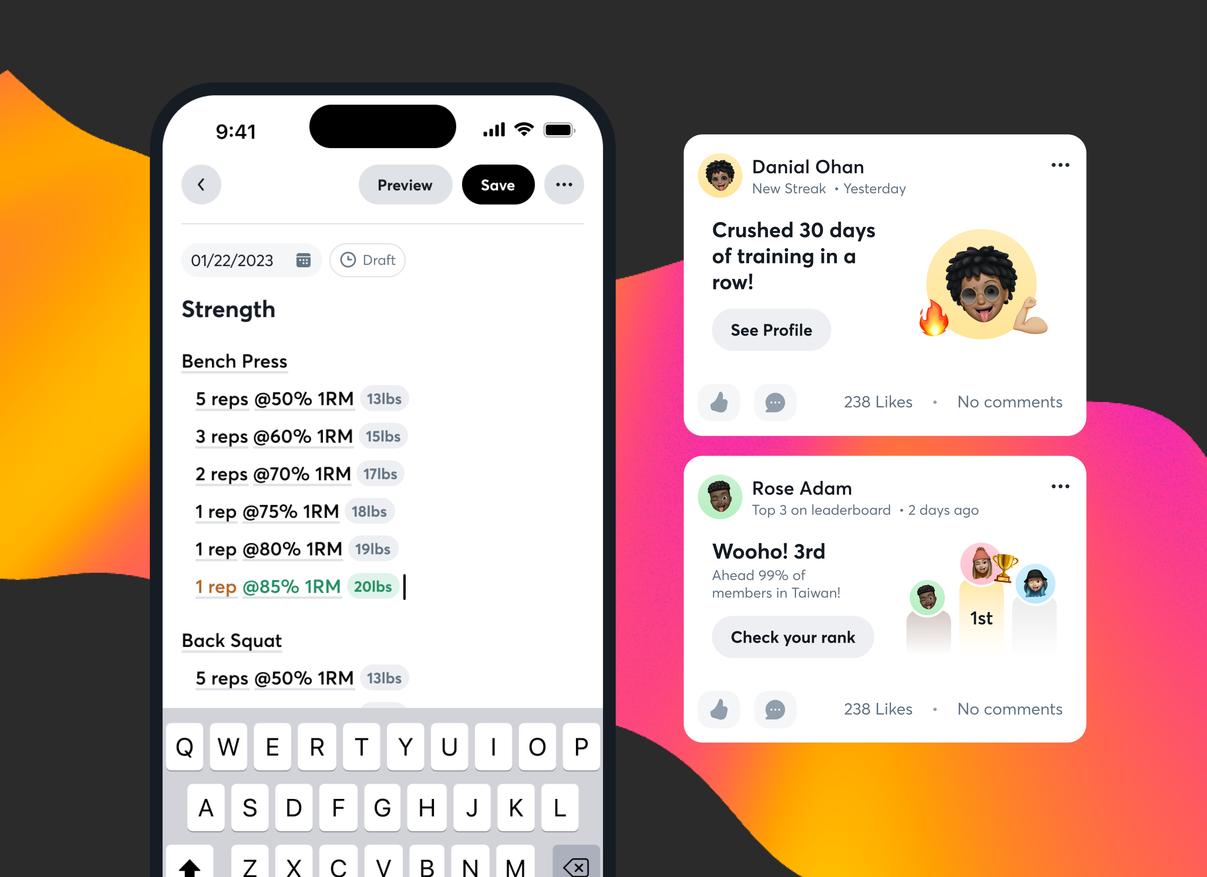 WOD.co Alpha 2.0 app application crossfit design performance tracking ui ux web workouts