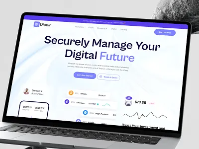 Crypto Exchange Landing Page UI Design crypto crypto currency crypto landing page crypto wallet digital digital currency digital wallet figma fintech home page landing page landing page design landing page ui ui ui design ui ux ux website website design