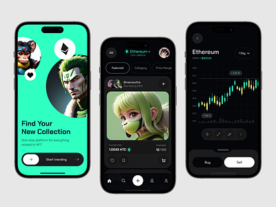 GeniX - Mobile App for NFT arttech bitcoin blockchain chart collection crypto cryptoart cryptocollectibles digitalownership immersivenfts mobi mobile mobileartgallery mobilecollectibles mobilenft modern design nft nftcommunity techmeetsart ui