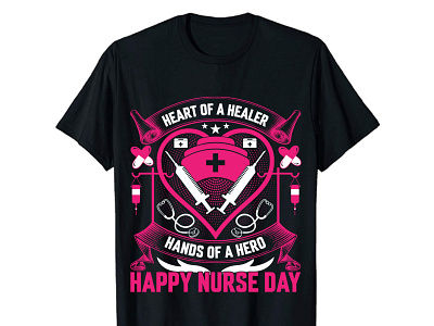 Nurse Day T-shirt Design clothing custom t shirt design health health care hospital medical medical health nurse nurse t shirt design nursing t shirt design