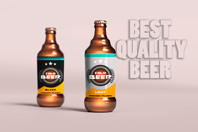 Beer beer branding brandy packing design graphic design vector