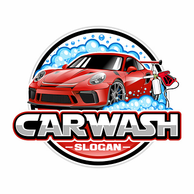 Car Detailing & Car wash Logo design auto detailing auto detailing logo automotive logo car car detailing car detailing logo car wash car wash logo design detail detailing logo wash