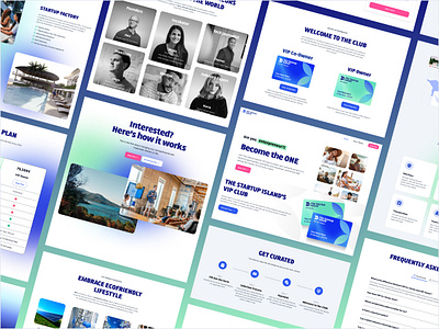 The Startup Island Website branding clean design dynamic hackhathon minimalist product design property simple startup startup competition startups ui user experience user interface ux web website