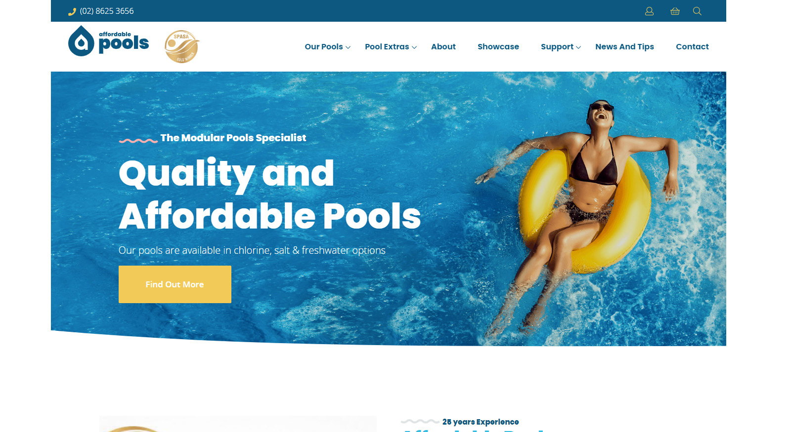 Example of Landing Page Design And Development 