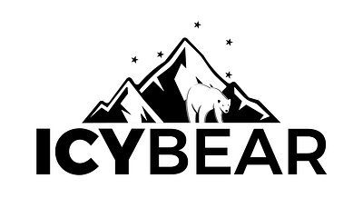 IcyBear branding design flat graphic design logo vector