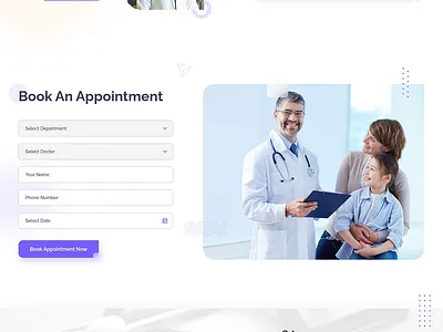 Health Tech Landing Page health landing page mobile app uiux user experience