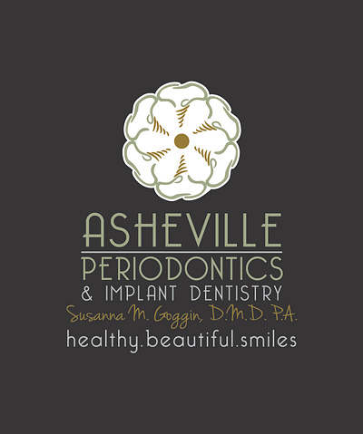 Asheville Dentistry branding design design logo graphic design vector