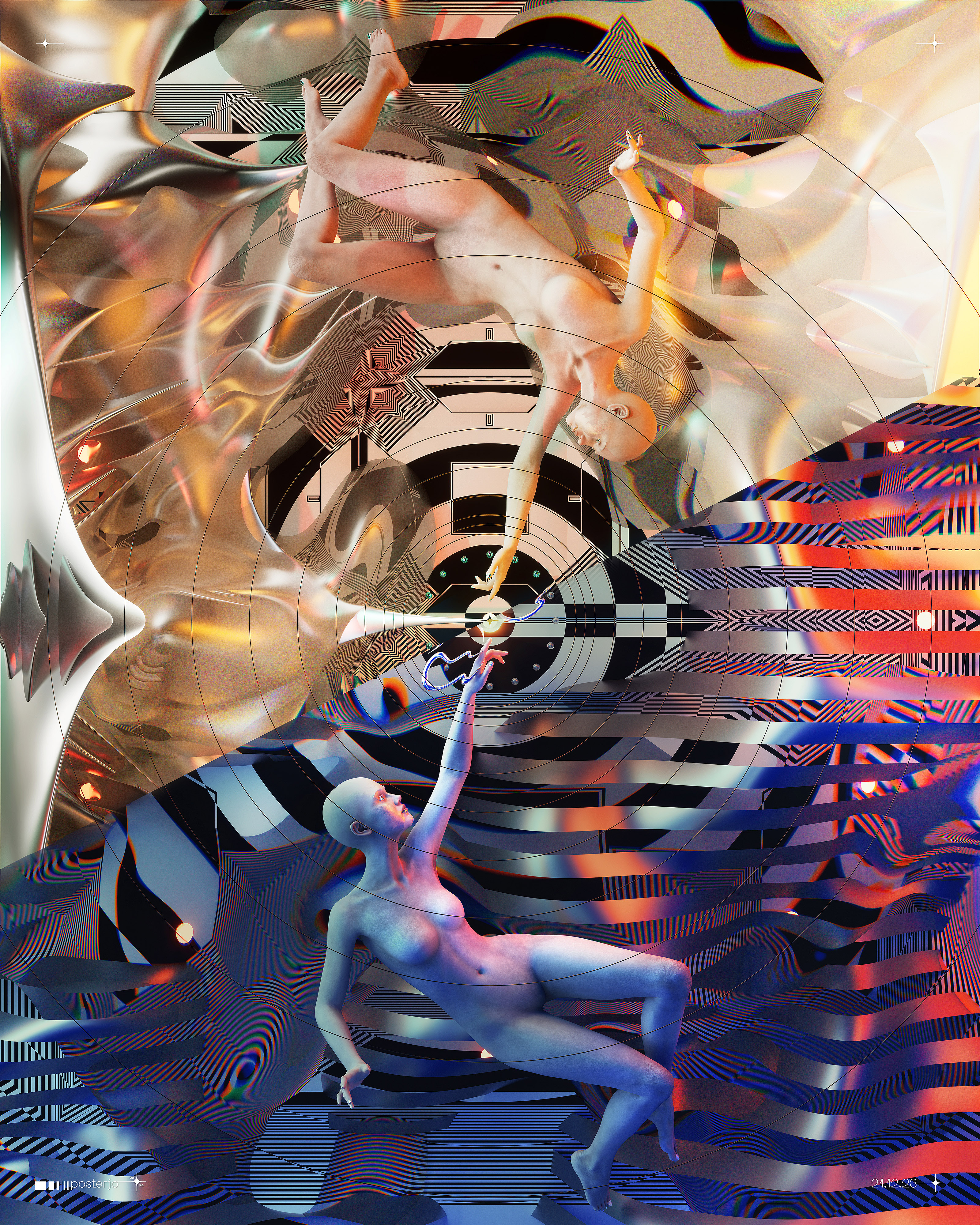 Grail - 21.12.23 3d blender cinema4d digital art joan sterjo joansterjo neuegothic octane poster posterjo