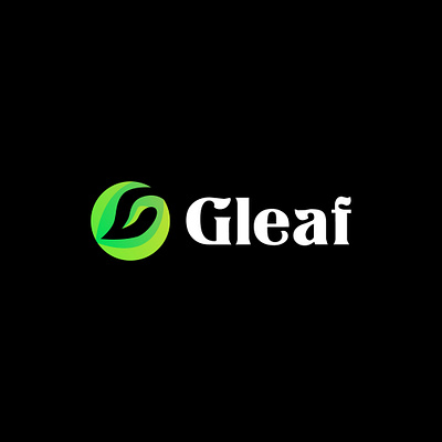 Gleaf Logo Design adobe illustrator brand brand logos design graphic design logo logo design