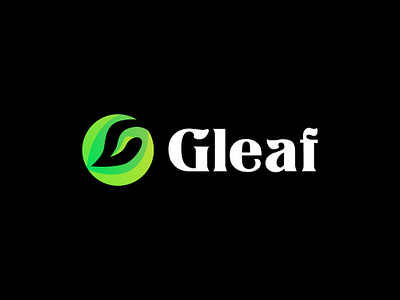 Gleaf Logo Design adobe illustrator brand brand logos design graphic design logo logo design