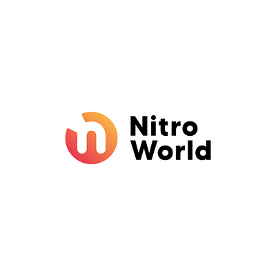 Nitro World Logo adobe illustrator brand logos design graphic design logo logo design logos