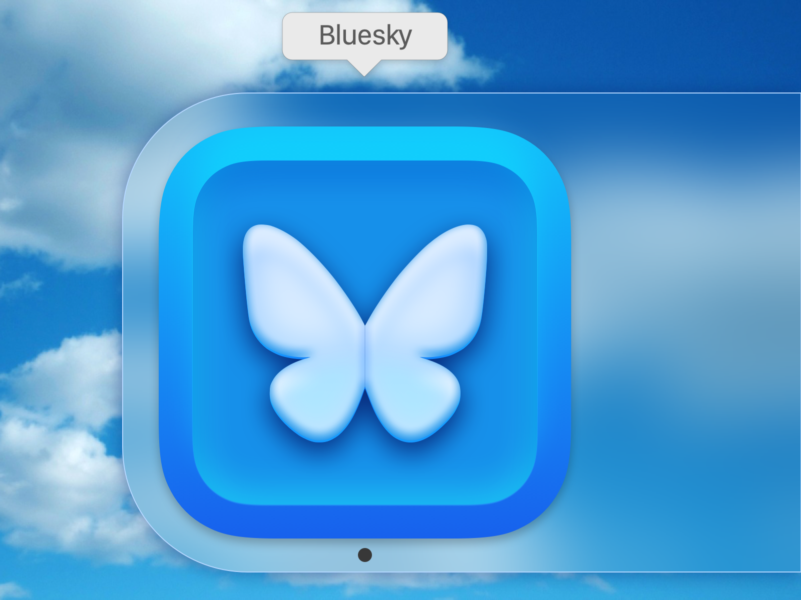 Bluesky icon by Giovanni Lauricella on Dribbble