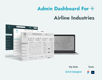 Admin Dashboard For Airline Industries admin dashboard airline dashboard airline software app aviation aviation software dashboard design flight software ui