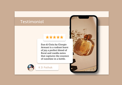 Testimonial - Day 39 100days challenge dailyui figma graphic design testimonia ui