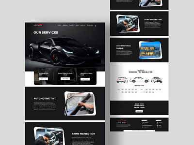 Pro Window Tinting Multipage Page Website Design! automotive car dribbble figma figma design landing page landing page design render ui ui design uiux uiux design user experience user interface ux ux design web web design web graphics website design