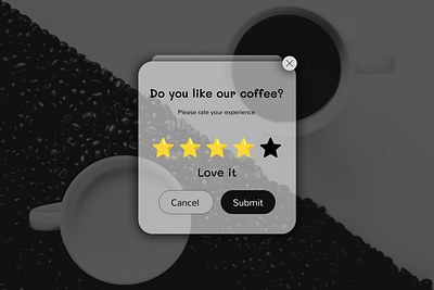 16 Pop-up Overlay coffee coffeebrand dailyui dailyuichallenge figma pop up overlay