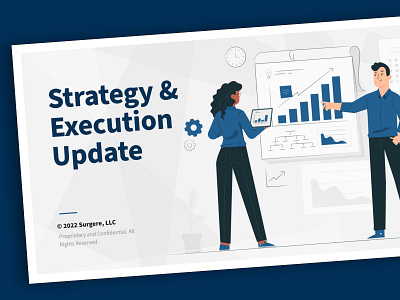 Strategy & Execution Company Update branding graphic design
