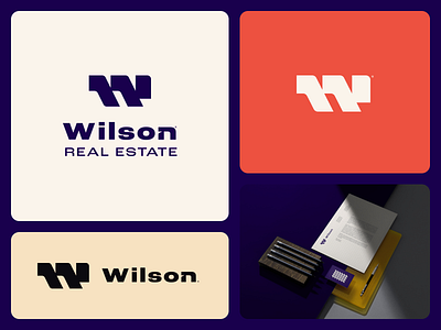 Wilson Real Estate Rebrand branding graphic design logo