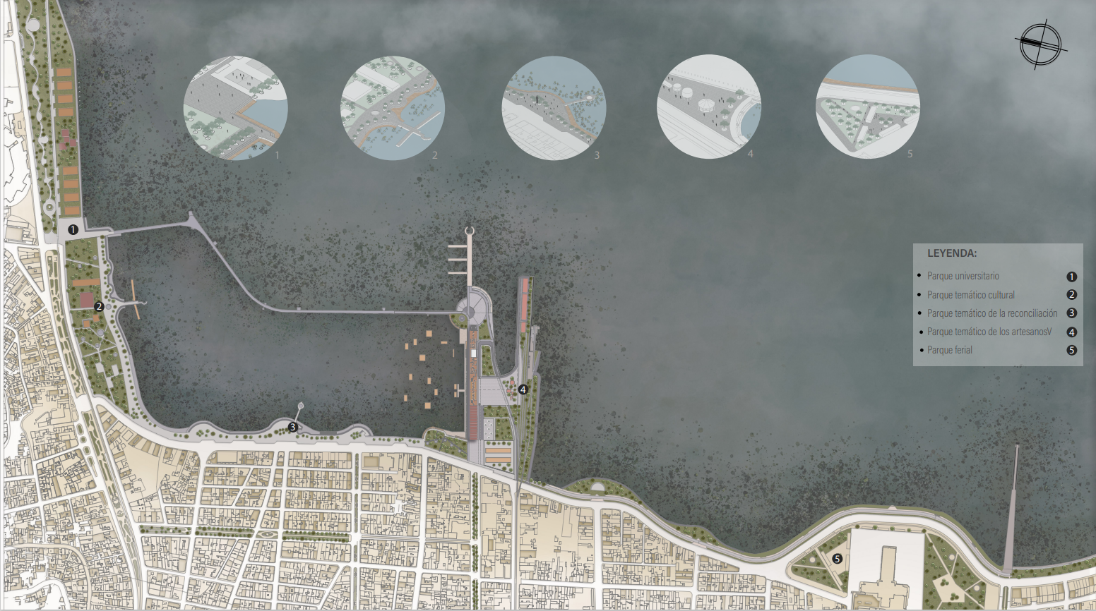 PUERTO COMERCIAL PUNO animation architecture art axonometry design diagram graphic design illustration logo map minimal panel post production thesis ui vector viral