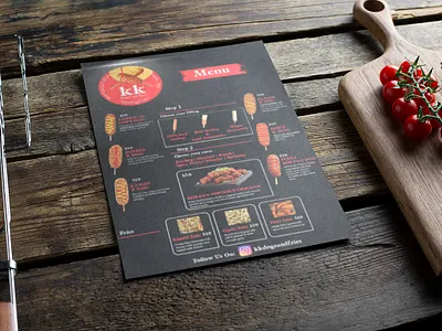 Menu Design branding creative design design graphics design illustration menu menu design
