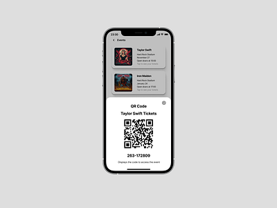 QR Code screen - Day 41 #DailyUIChallenge challenge dailyui dailyuichallenge ui