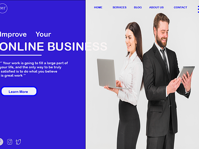 Online Business Page adobe illustrator business business page graphic design online business