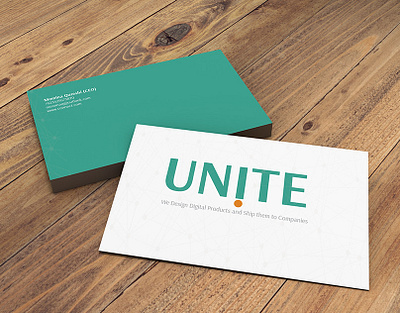 Unite Business Cards Design business cards grid system minimal design unite