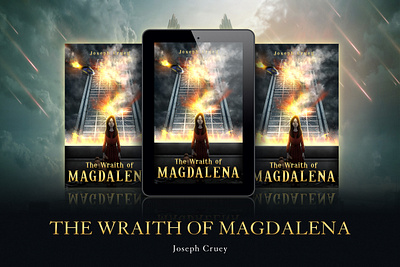 The Wraith of Magdalena | illustration Book Cover Design book cover illustration joseph cruey novel cover