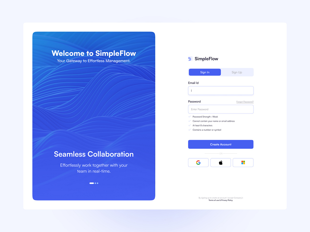Registration UI designs, themes, templates and downloadable graphic ...