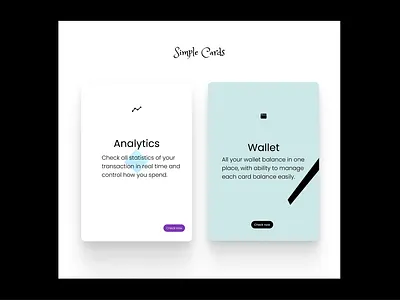Simple Financial Card 3d branding graphic design ui
