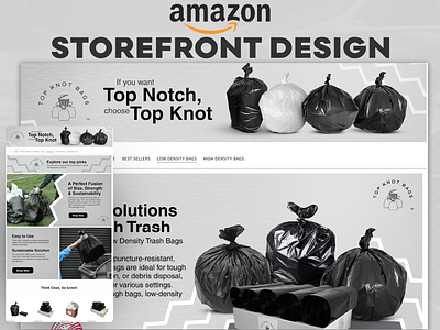 Amazon Storefront - Garbage Bag amazon amazondesigns amazonstorefront branding design graphic design graphicdesign illustration listingimages logo photoshop storefront storefrontdesign
