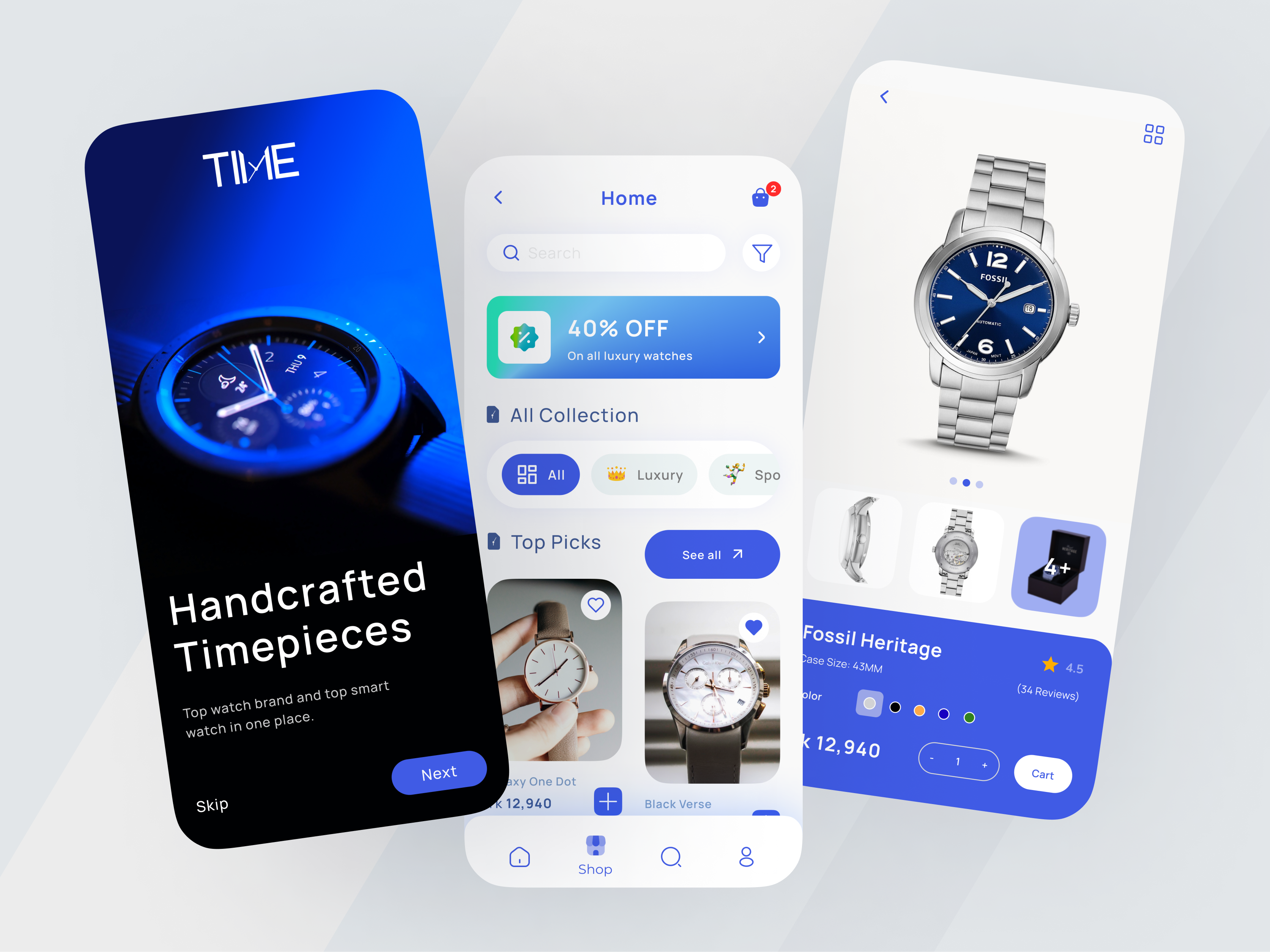 Example of Elegant & Intuitive Mobile App UI Design
