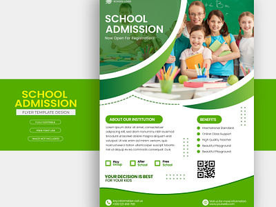 School admission corporate business flyer design branding business flyer business flyer design corporate flyer corporate flyer design flyer flyer design graphicsdesign green flyer school admission flyer school flyer student admission flyer