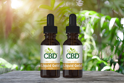 CBD Label Design product packaging box design