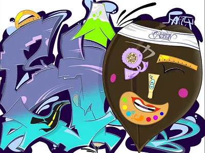 Un homenaje para mamá artwork character colorful dibujo draw graffiti graffiti wildstyle ideas il illustration procreate