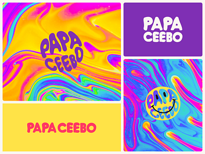 Papa Ceebo Records branding graphic design logo