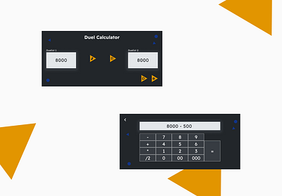 Daily UI 004 - Calculation calculation dailyui design mobile ui yugioh