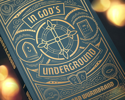In God's Underground: Richard Wurmbrand — Redesign book cover design design illustration illustrator indesign photoshop vector