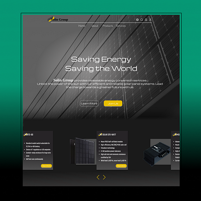 Solin-SDF app dark mode design illustration logo online product design solar panels ui ux website
