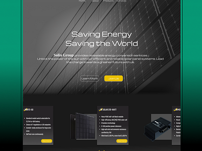 Solin-SDF app dark mode design illustration logo online product design solar panels ui ux website